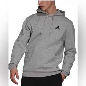 Adidas‎ Golf Gray Fleece Pullover Hoodie - Size S